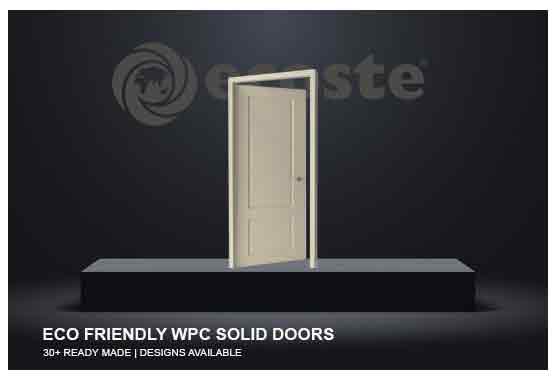 WPC Door - Ecoste ® | Indian Leading Brand | WPC Board Price - Wood ...